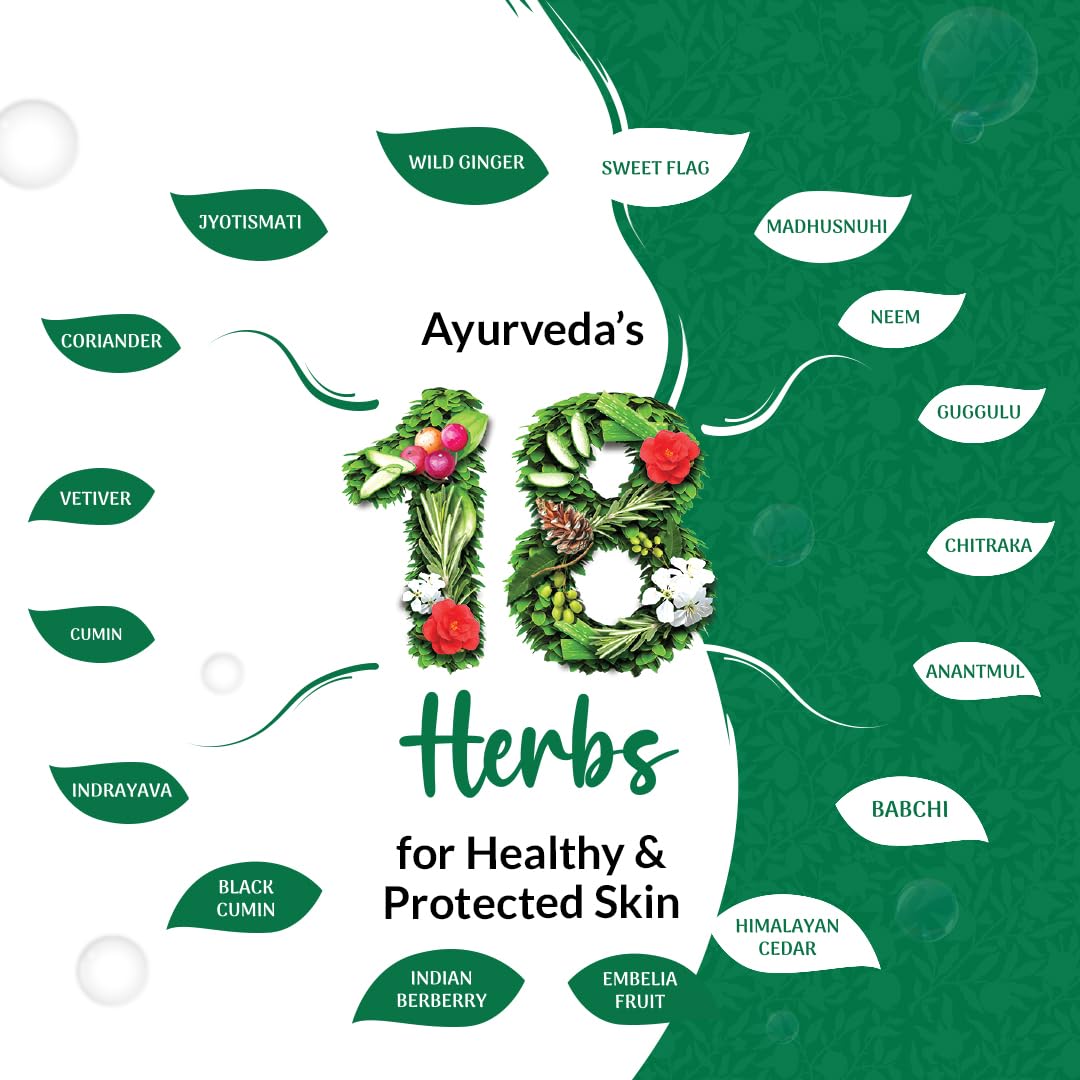 Medimix Ayurvedic Classic 18 Herbs Bathing Soap 125g (Combo Pack of 8) | Natural Oils For Healthy & Protected Skin | Shop Herbal | Natural | Paraben-free & Sulphate-free | 100% Vegan