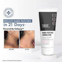 ThriveCo Dark Patches Corrector Cream| Dark Patches Removal | With Retinal &Niacinamide for Dark Neck, Underarms, Inner Thighs, Knuckles, Elbows & Knees. Men & Women | 100ml