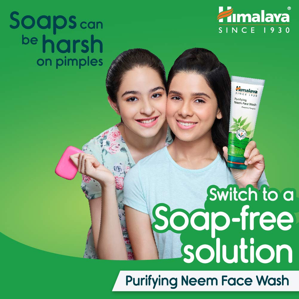 Himalaya Herbals Purifying Neem Face Wash, 200ml & Fairness Kesar Face Wash, 150ml Combo