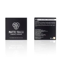 PAC Matte Touch Compact Powder (120 Beige) | Lightweight Medium to High Buildable Coverage | Longlasting Soft Matte Finish | Meltproof & Sweat Resistant | Suitable for all Skin Types