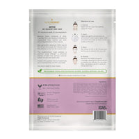 LuxaDerme Detox Bio Cellulose Sheet Mask | Detoxifies & Firms Skin | Anti-Pollution | All skin types | 100% Fermented Coconut Jelly (Pack of 1)
