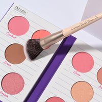 Milagro Beauty Contour Blush Brush 05 – Angled Brush for Cream & Powder Blush, Bronzer & Highlighter Application, Precision Sculpting, Soft Vegan Bristles, Defines & Enhances Features
