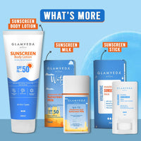 Glamveda Ultra-Light SPF 60 PA+++ Sunscreen 50 ml | Water-Full Hydration with 1% Hyaluronic Acid, Ceramides, Peptides & Niacinamide | Broad Spectrum | Anti-Aging, No White Cast, All Skin Types