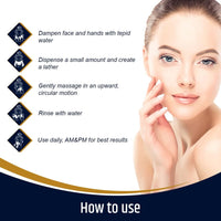Oceglow Intense Hydration Face Wash for Acne Prone Skin, 1.8% Salicylic Acid Face Wash with Hyaluronic Acid | Face Wash for Dry, Normal | Pore Clearing Face Wash for Women & Men - Pack of 2 - (2*75ml)