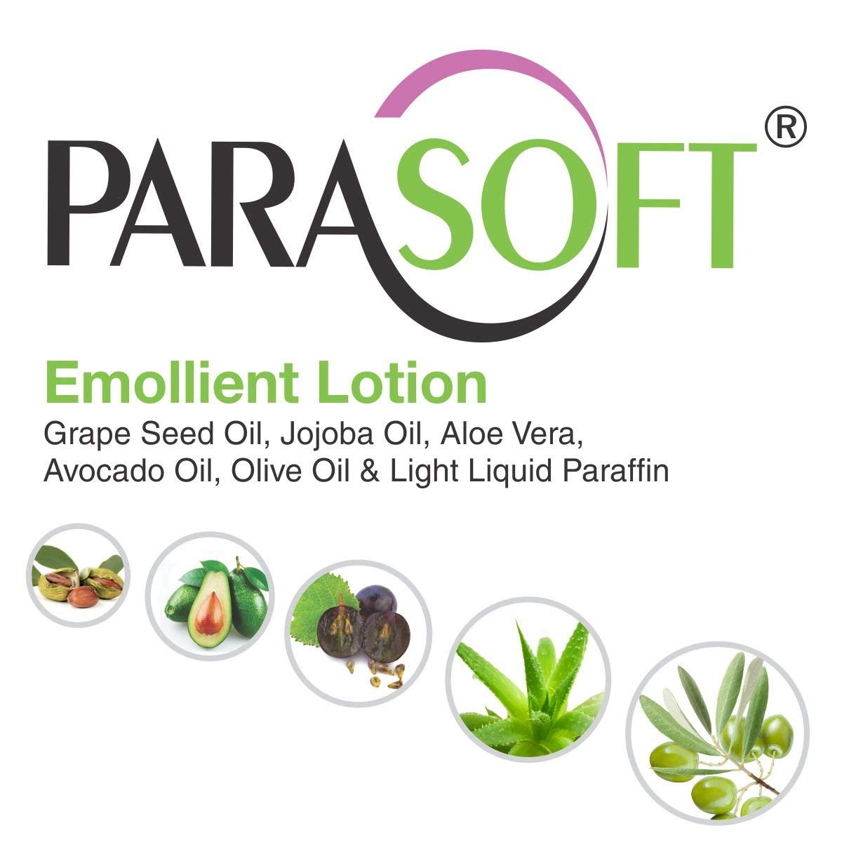 Parasoft Body & Face Moisturizing, Ultra Nourishing & Hydrating Emollient Lotion with Goodness of Aloe vera For Very Dry & Sensitive Skin For Men & Women-100ml (Pack of 3)