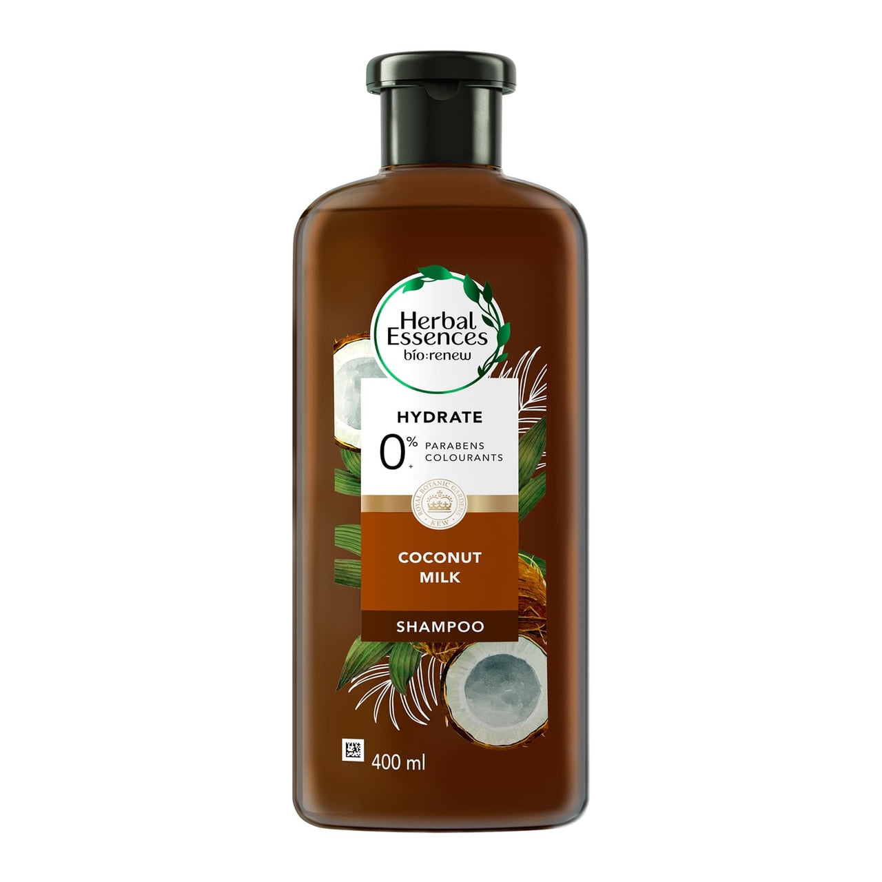 Herbal Essences bio:renew Coconut Milk SHAMPOO, 400ml, No Parabens No Colourants