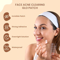 Sanfe Promise Face Acne Pimple Patch - Pack of 36 | Pimple Healing & Spot Clearing Patch | Absorbing Cover |Invisible, Blemish Spot, Hydrocolloid, Skin Treatment