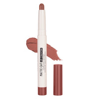 Swiss Beauty Non-Transfer Matte Cat Lip Crayon | Water-Resistant | Long-Lasting 8 Hours Stay | Retractable Lip Crayon | Shade - Fig-Mauve, 1.5g |