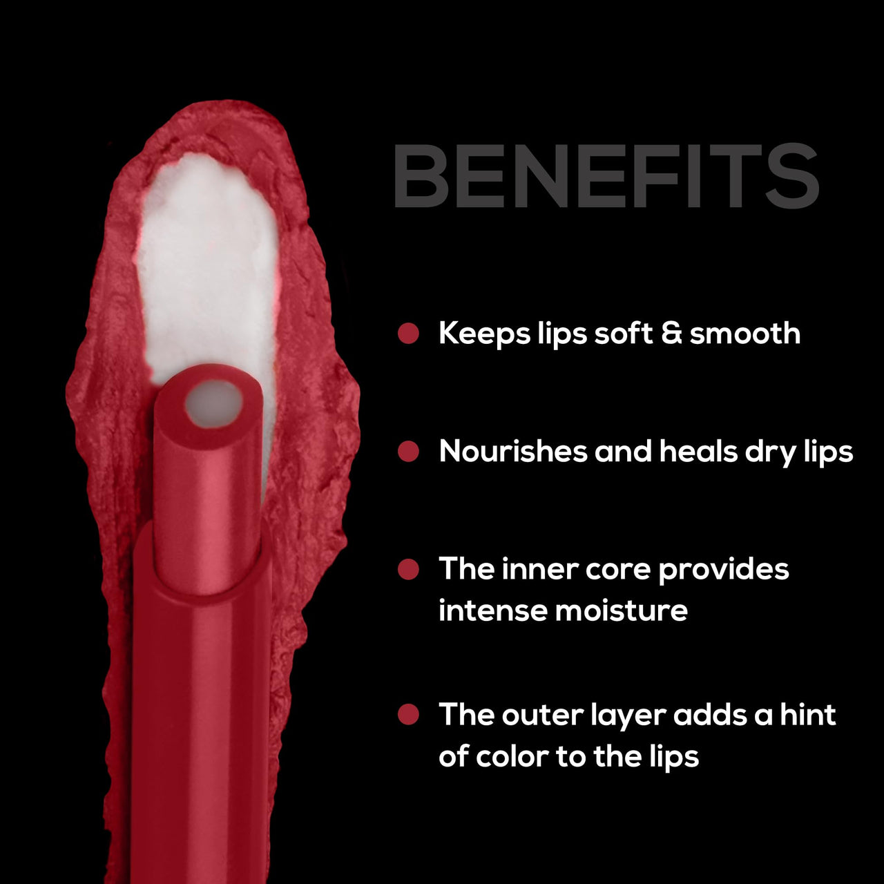 RENEE Lip Fix 3 in 1 Tinted Lip Balm 01 Sorbet 1.6 Gm, Heals, Lightens & Nourishes, Dual Core Care Enriched with Vitamin E, Shea Butter & Jojoba Oil for Dry & Chapped Dry Lips