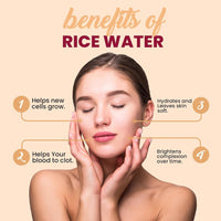 PS HERBS COSMETIC HERBS FOR A HEALTHIER YOU Herbal Rice Face Wash - Gentle Cleanser for Glowing Skin, SLS & Paraben Free, Vegan