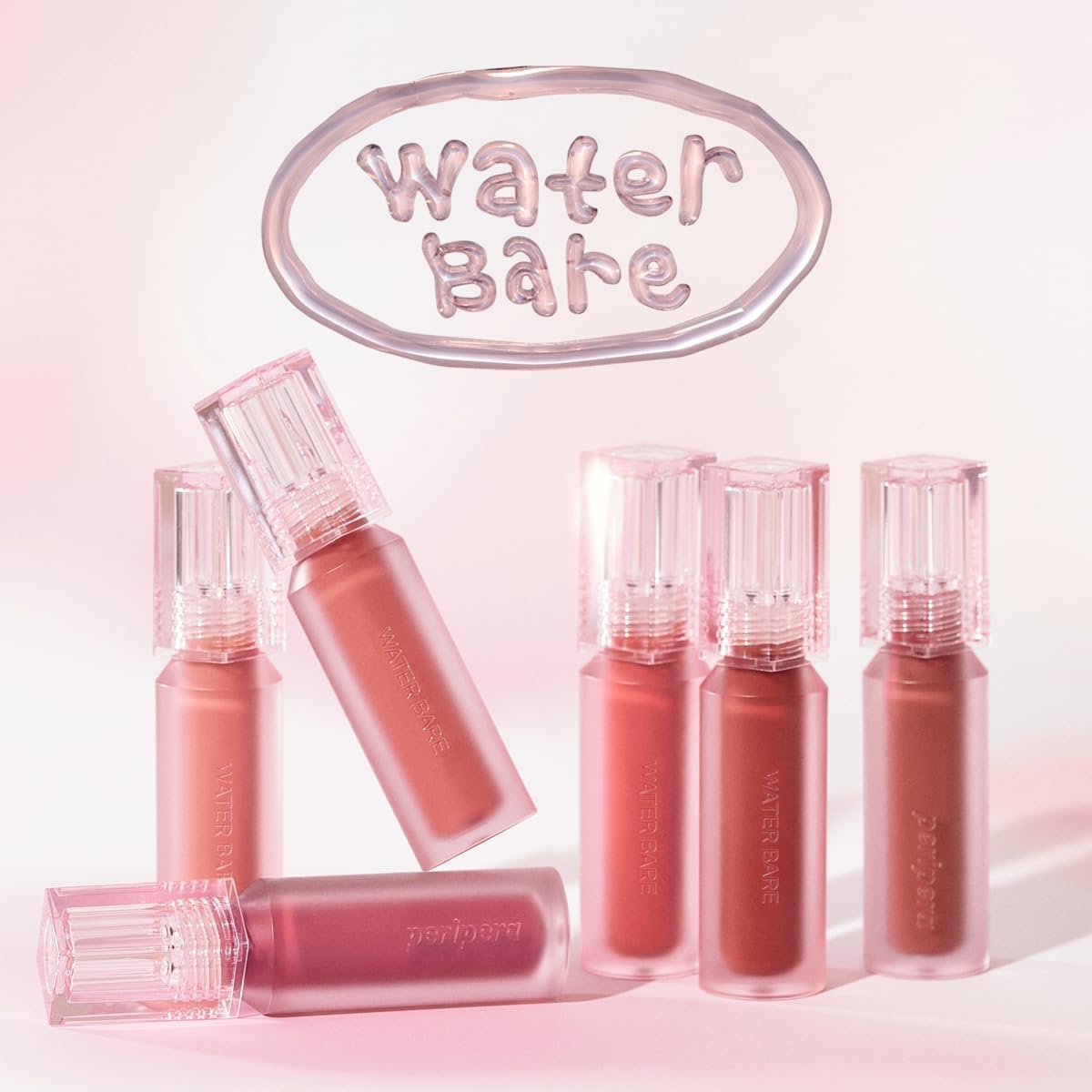 Peripera Water Bare Tint (003 EMOTIONAL PINK) - Lip Tint, Lip Stain, Glowy Tint