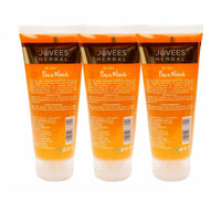 Jovees Herbal Detan Facewash For Glowing and Clear Skin With Liquorice & bearberry Ext. | Gentle Cleanser For Brighten, Even Tone and Hydrates Skin | Suitable for All Skin Types - 120ml (Pack of 3)