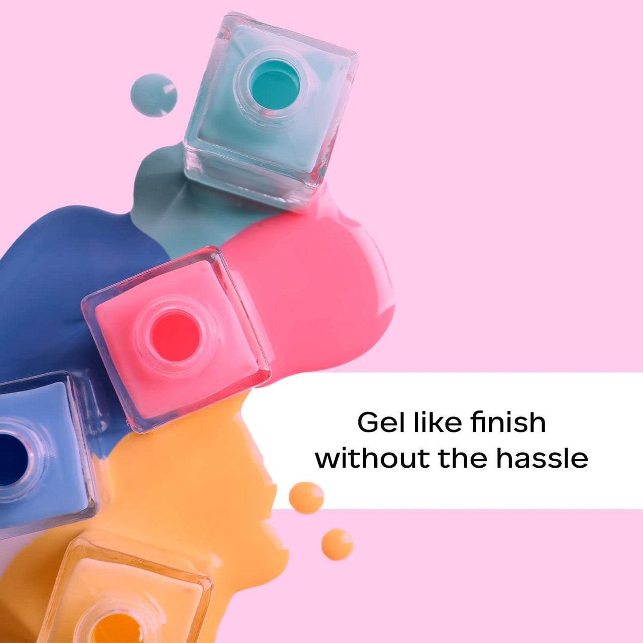 FACES CANADA Ultime Pro Splash Luxe Nail Enamel - Tourmaline (L32), 12ml | Glossy Finish | Quick Drying | Long Lasting | High Shine | Chip Defiant | Even-Finish | Vegan | Non-Toxic | Ethanol-Free