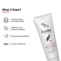 Fixderma 15% zinc oxide Fixtitis Anti Rash Cream | Diaper rash cream for baby | Softening the Rough Skin, Soothing and Healing | Rash Cream for Sensitive Skin - 75 gm