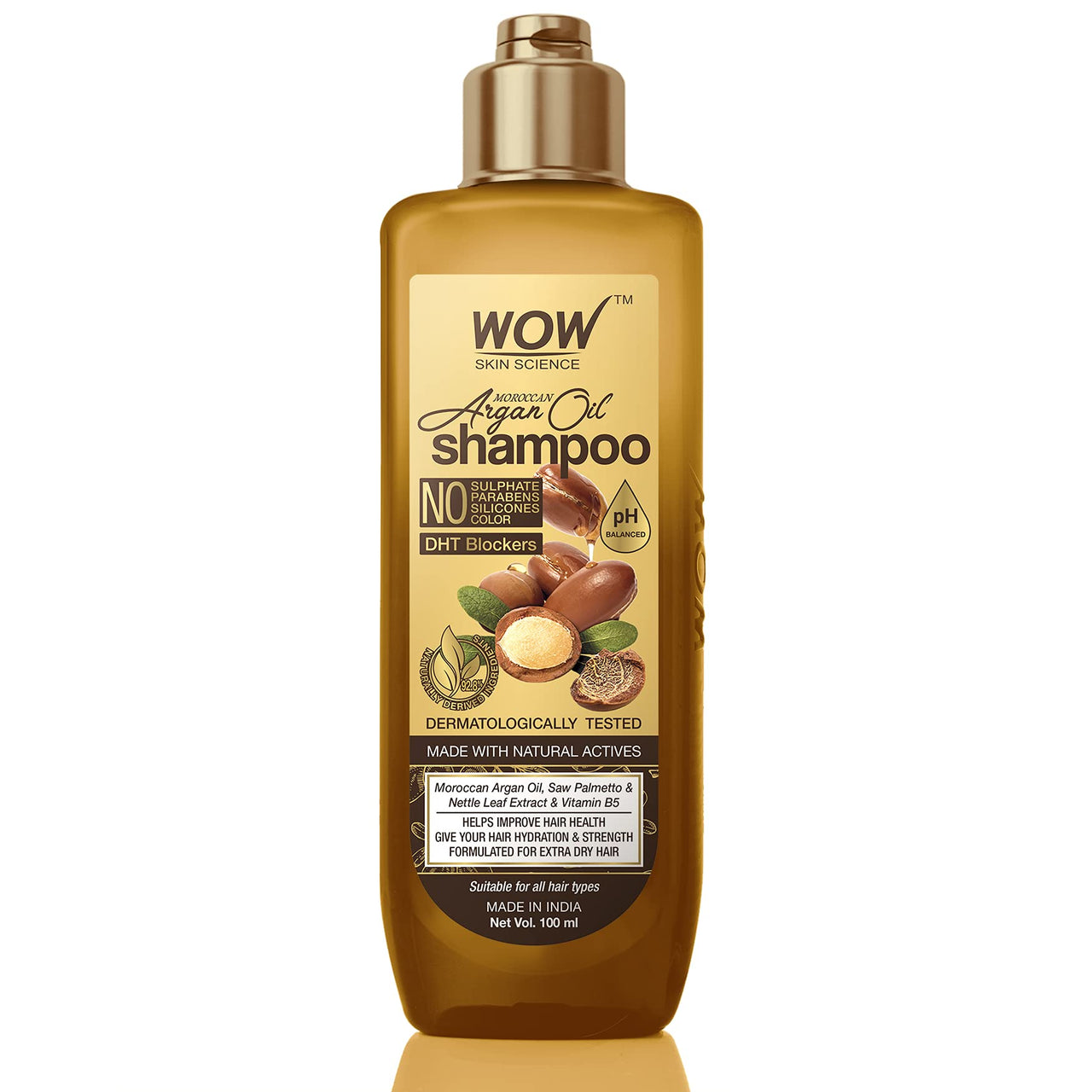 WOW Skin Science Moroccan Argan Oil Shampoo 100 ml