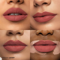 Fae Beauty Lip Whip 12Hr Comfortable Matte Liquid Lipstick (10ml) | Long Wear | Non Drying | Soft Mousse Smudgeproof Formula | Vegan | With Moisture Lock Technology | Enriched with Vitamin E and Cherry Coffee - Lucky