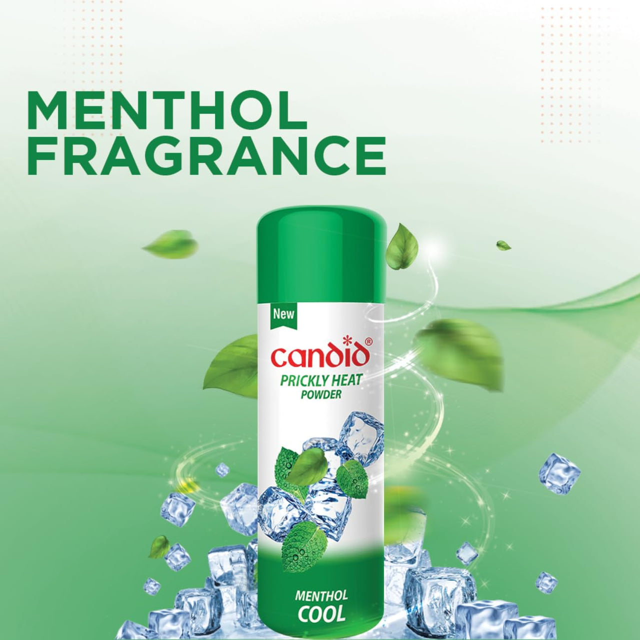 Candid Prickly Heat Powder | Relief from Rashes & Prickly Heat | Neem & Menthol Cooling | Soothing Relief from Itching & Burning | Sweat Absorption | Controls Bacterial Growth | 120g (Pack of 2)