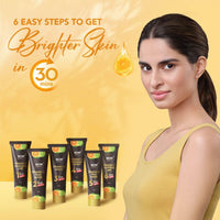 WOW Skin Science Vitamin C Brightening Facial Kit with Rose Water | For All Skin Types | 6 Easy Steps | For Brighter and Even Toned Skin |For Men & Women | Pack of 7