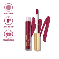 MyGlamm Ultimatte Long Stay Matte Liquid Lipstick - Berry Charmer (Wine) | Long Lasting Lipsticks for Women with 8hr Stay | No-Smudge & Waterproof | Intense Colour | Moisturising Formula | 2.5ml