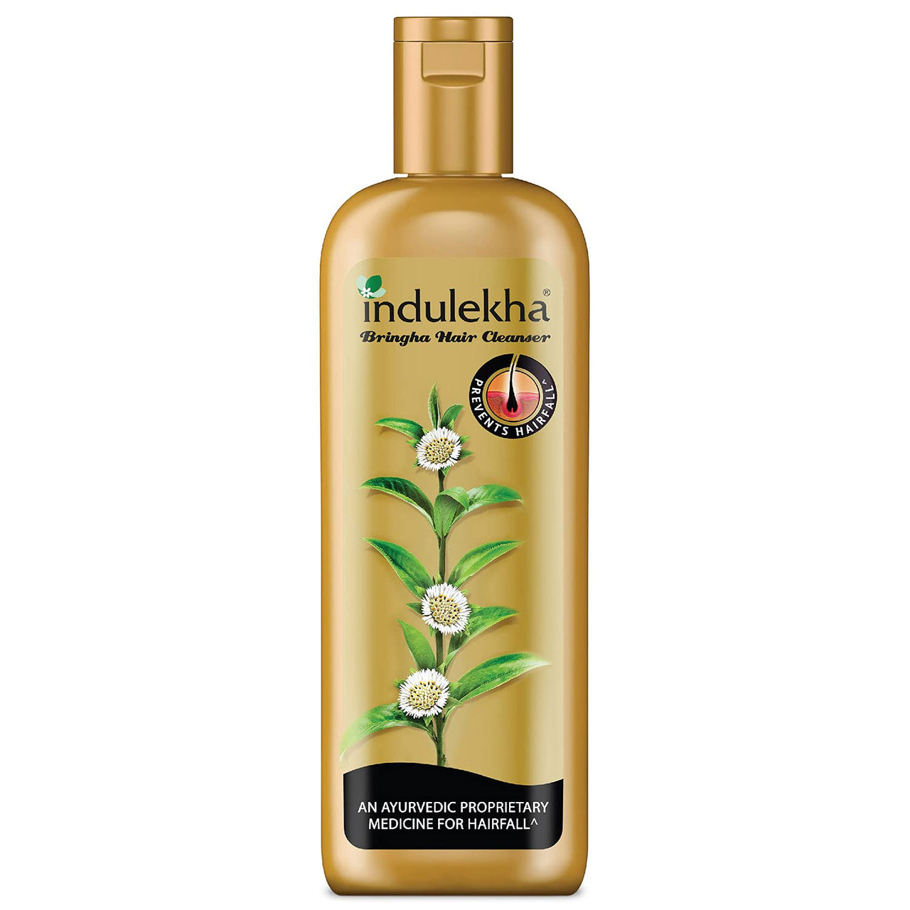 Indulekha Bringha Ayurvedic Hair Oil 50 ml, Hair Fall Control and Hair Growth with Bringharaj & Coconut Oil - Comb Applicator Bottle for Men & Women & Ayurvedic Shampoo 100 ml
