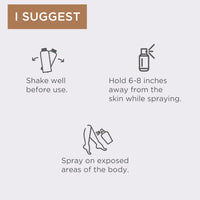 Vitro Mosquito Repellent Spray - Mosquito Repellents for Kids, Safe and Gentle on Skin, Pleasent Smell | Pack of 2-100 ml Body Spray bottles