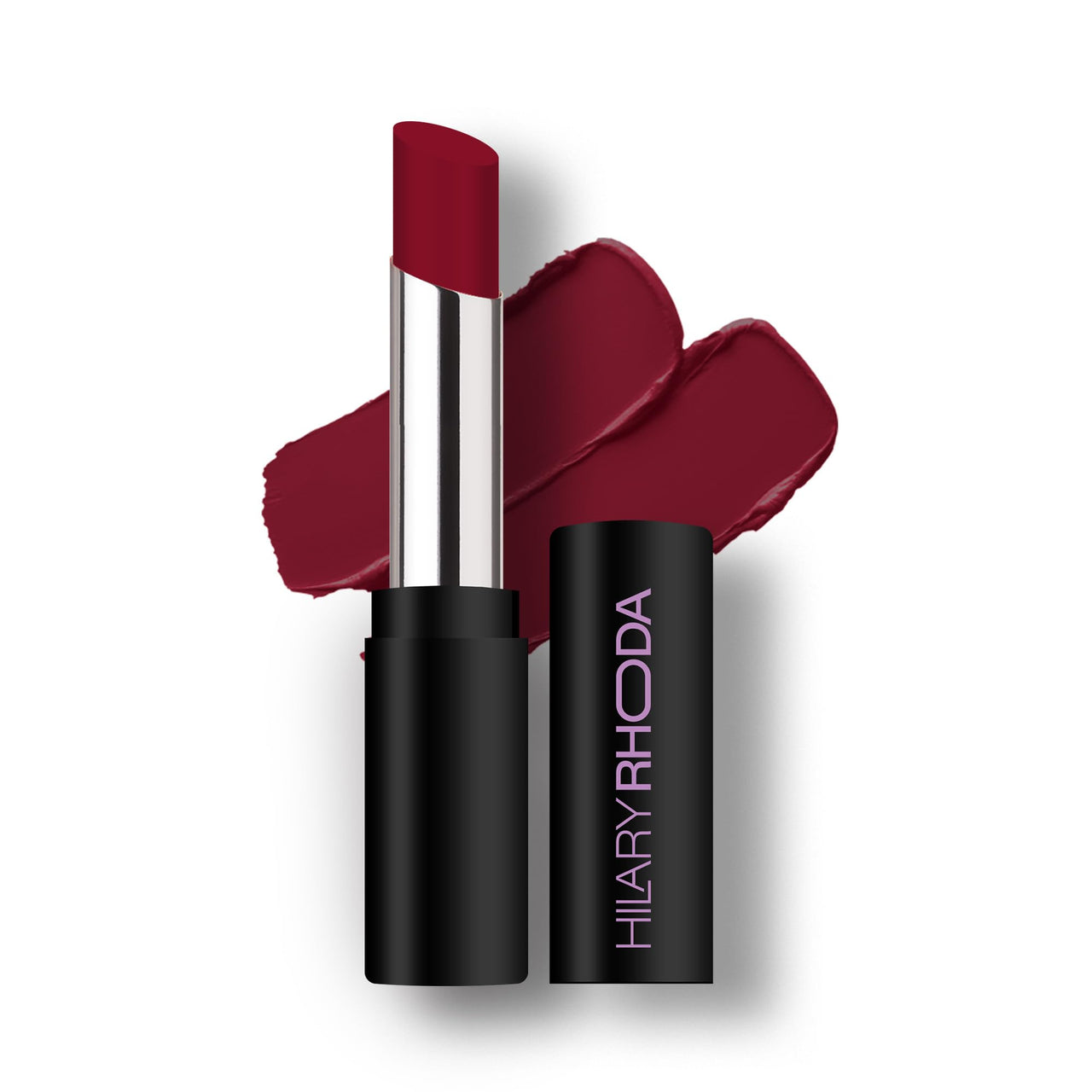 Hilary Rhoda Power Stay NonTransfer Lipstick | Matte Finish | Infused with Vitamin E & Shea Butter | Lightweight & Highly Pigmented | Glides Easily & Smudge-Proof |3.2g (Raging Pink - Shade 13)