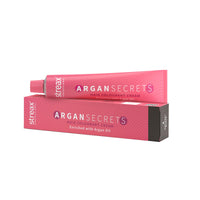 Streax Professional Argan Secrets Permanent Hair Colourant Cream - Natural Black 1 (Enriched with Argan Oil) For All hair types ; 90 gm