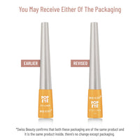 Swiss Beauty Pop Eyeliner | Waterproof And Long Lasting Liquid Eyeliner | Smudge Proof Eye Makeup |Quick Drying |Shade - Sunrise, 3 Ml |
