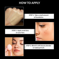 Stars Cosmetics Liquid Foundation Face Makeup Professional Long Lasting & Full Coverage Matte Finish Suitable For All Skin Types Keeps Skin Hydrated Protects From UV Rays Contains SPF 20 (Beige) 30ml