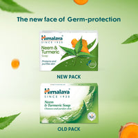 Himalaya Neem & Turmeric Soap, 125g (Pack of 5)