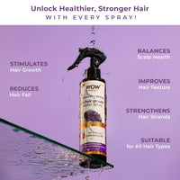 WOW Skin Science Rosemary + Biotin Pro Hair Growth Water Spray | Thicker & Fuller Hair | Rosemary Water For Hair Growth | No Parabens, Sulphates or Silicones | 200 ml