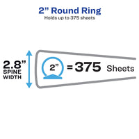 Avery Economy View 3 Ring Binder, 2