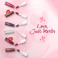 Just Herbs 4 IN 1 Lip Gloss for Women, Serum Infused Non-Sticky Glossy and Hydrating Lip Gloss 4 gm (Deep Love)