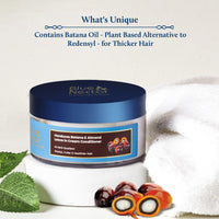 Blue Nectar Batana Leave-In Conditioner for Curly, Wavy, Dry & Frizzy Hair | Redensyl Alternate Hair Moisturizer for Men & Women | Detangle & Nourish Hair Cream for Thicker & Fuller Hair (14 Herbs, 200ml)