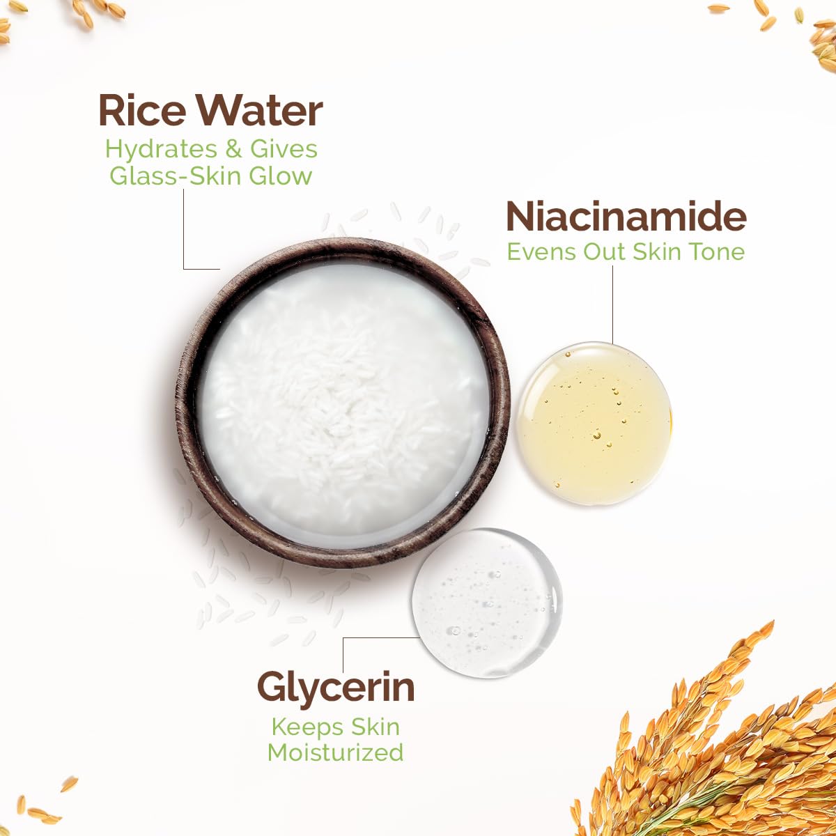 Mamaearth Rice Water Tone Up Face Cream with Rice Water & Niacinamide for Glass Skin 50g | Instantly Brightens | Even Skin Tone | Adds Glow | All Skin Types | Korean Rice Tone Up