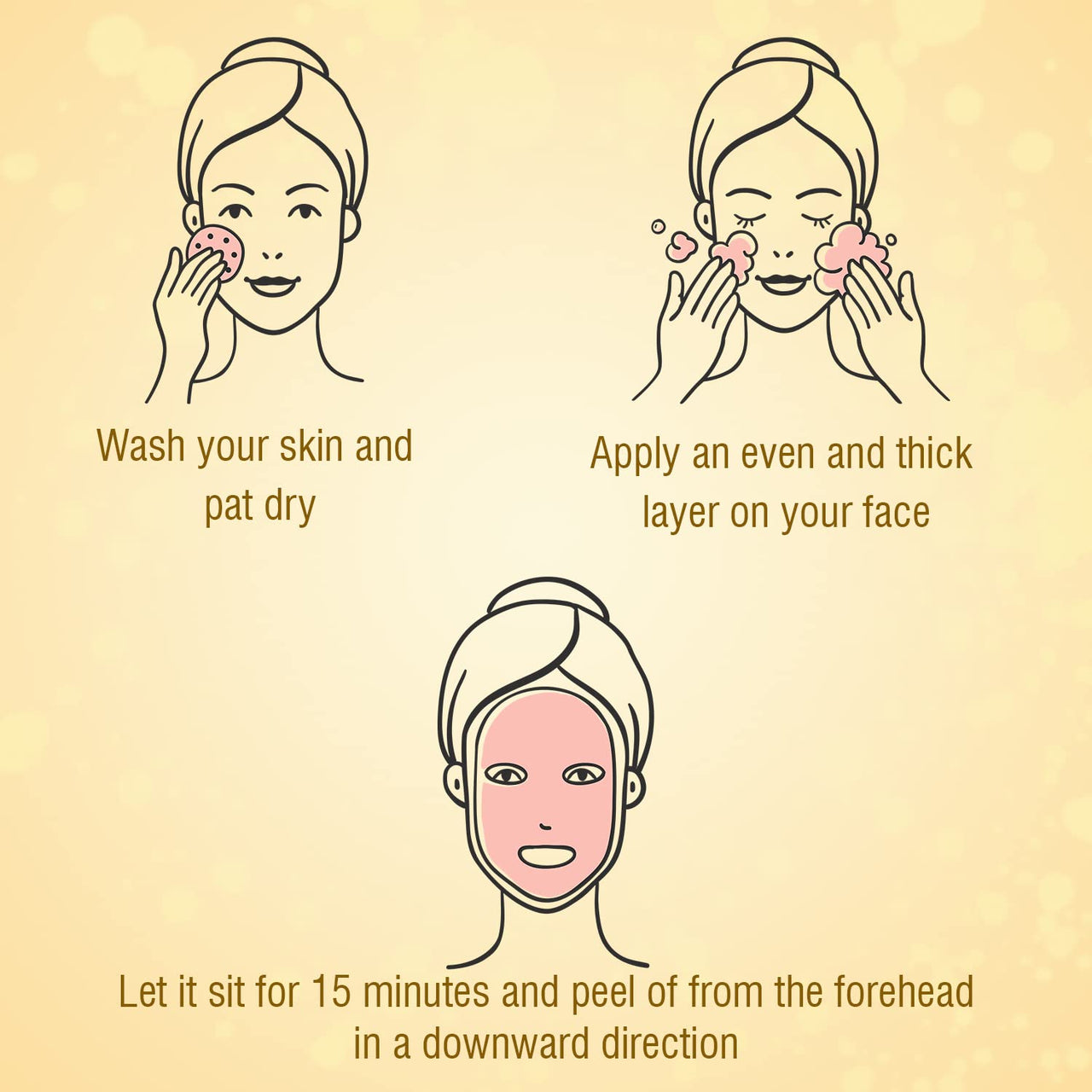Astaberry Professional Gold mask For Glow & Radiance Skin 500ml - Get Young and hydrated skin | Reversing oxidation damage | Counteracts aging of the skin | All Skin Types