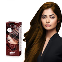 Berina Professional | Permanent Hair Color Cream | 60gm | A02 Dark Brown | Long Lasting Color