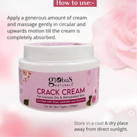 Globus Naturals Crack Cream Rose 100gm (Pack of 5)