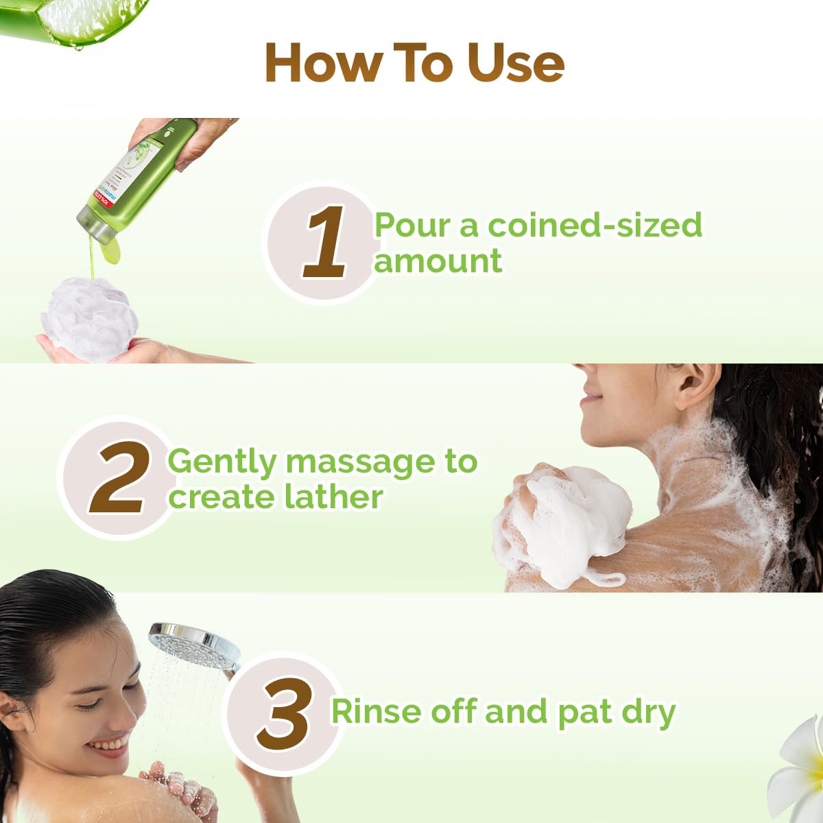 Mamaearth Aloe Vera Moisturizing Body Wash with Aloe Vera & Calming Jasmine Scent For Soft & Soothed Skin - 275 ml |Intensely Moisturizes |Long Lasting Fragrance|Deeply Cleanses|Gentle |All Skin Types