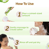 Mamaearth Aloe Vera Moisturizing Body Wash with Aloe Vera & Calming Jasmine Scent For Soft & Soothed Skin - 275 ml |Intensely Moisturizes |Long Lasting Fragrance|Deeply Cleanses|Gentle |All Skin Types