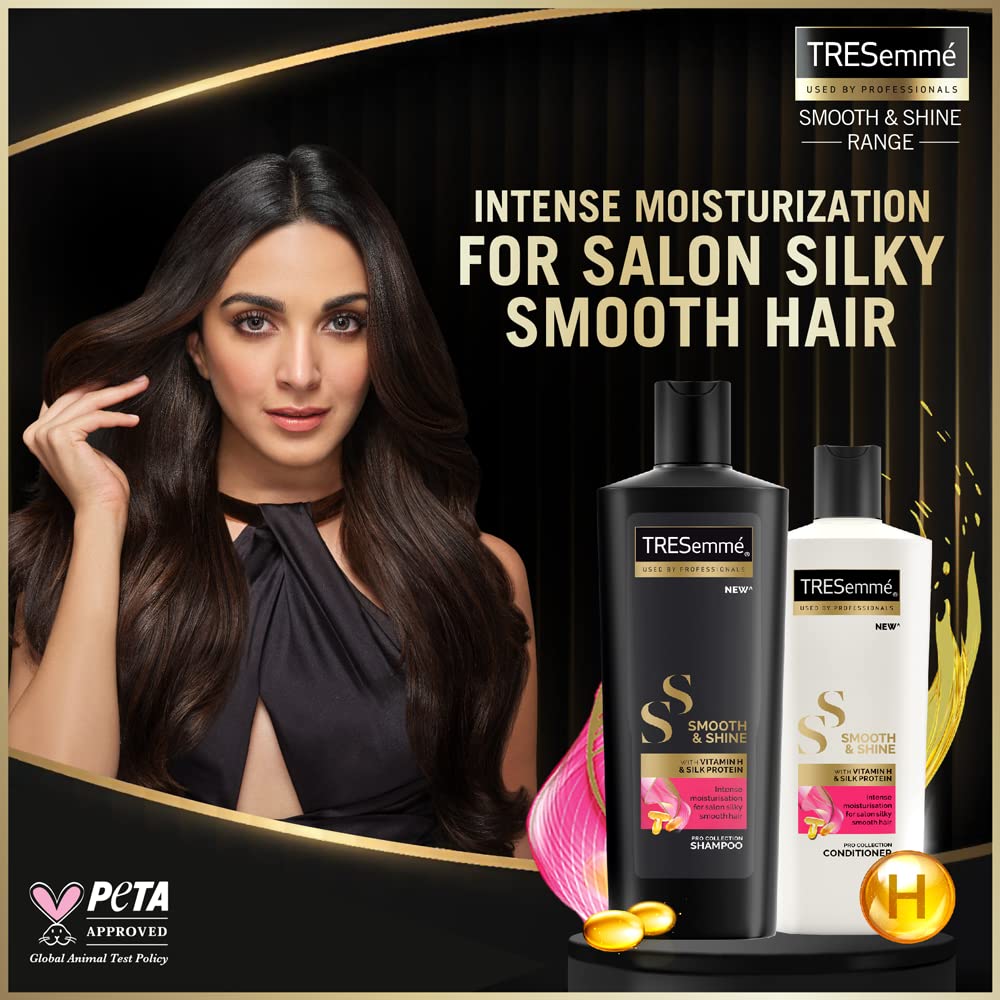 TRESemme Smooth and Shine Kit for Super shiny Finish 340 ml Shampoo and Gloss Ultimate 50ml Serum