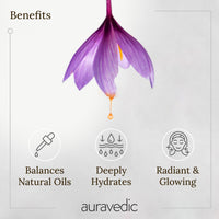 Auravedic Kumkumadi tailam for face Kumkumadi face oil for glowing skin 100 ml pack of 3 Kumkumadi oil for face serum for women glowing skin pigmentation serum face body oil after bath for daily use
