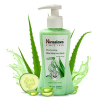 Himalaya Moisturizing Aloe Vera Face Wash, 200ml and Everyuth Naturals Exfoliating Walnut Scrub, 100g