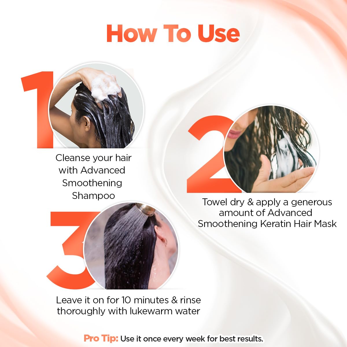 BBLUNT Advanced Smoothening Hair Mask with Keratin & Hyaluronic Acid - 150 g | Makes Hair Frizz-Free & Straight | Deeply Nourishes | Adds Spectacular Shine