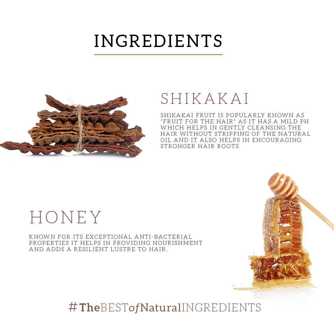 KHADI NATURAL Shikakai & Honey Hair Mask-Powered Botanics 200GM