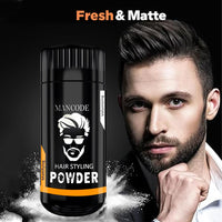 MAN CODE Hair Volumizing Powder Wax for Men, Hair Powder, Hair Wax Powder for Boys, Natural & Safe Hairstyling Powder, Strong Hold & Matte Finish, 24 hrs hold Hair Styling Powder (20g)