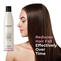 Brillare Professional Hair Fall Control Shampoo, Natural Anti Hair Fall & Hair Growth Shampoo with Soyabean & Vital Plant Extracts for Better Hair Holding, 300 ml