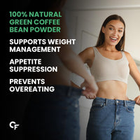 Carbamide Forte Green Coffee Beans Powder for Weight Loss with High CGA & Low Caffeine - 200g Veg Powder