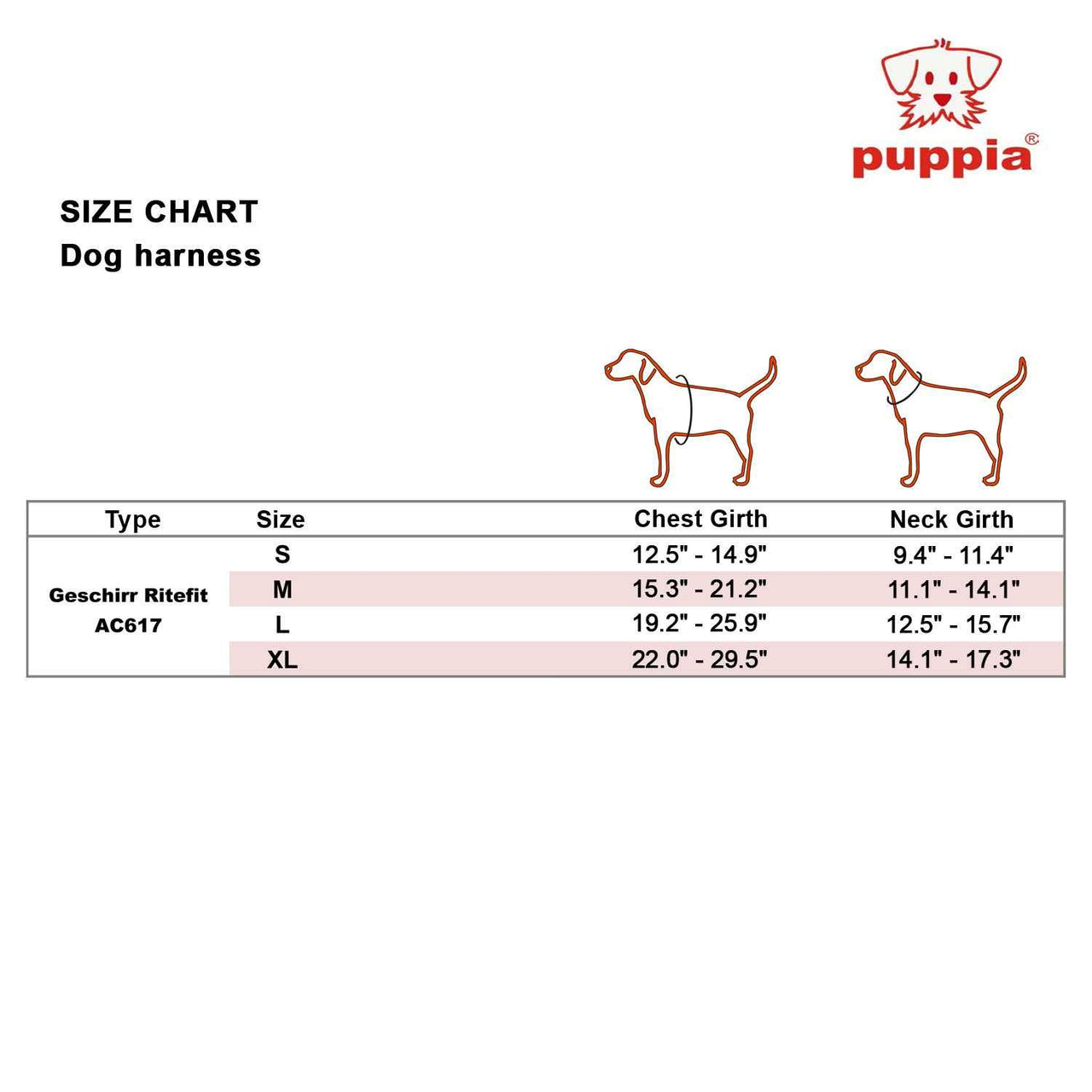 Authentic Puppia RiteFit Harness with Adjustable Neck, Navy, Large