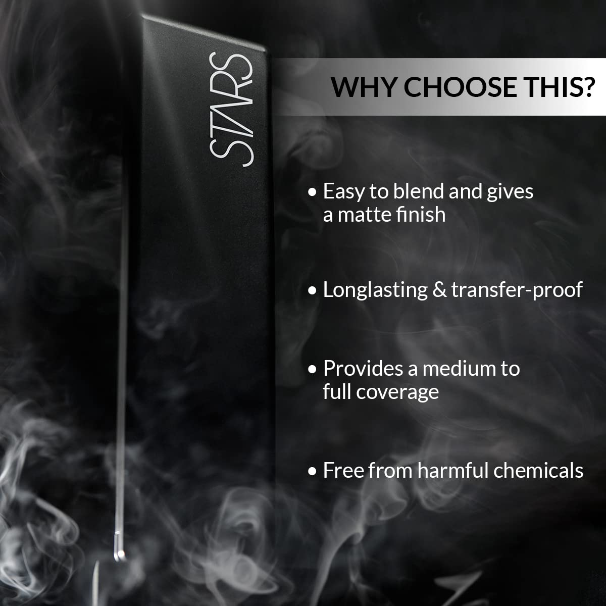 STARS COSMETICS Derma Series Foundation Color Palette & Translucent Powder, Matte Finish Long lasting Waterproof Face Makeup Cream Suitable For All Skin Types (DERMA PALETTE & TAN MATT)